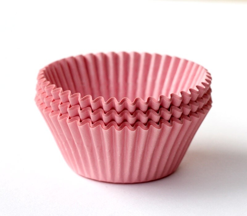 Cupcake Liners Light Pink Cupcake Papers Pastel Pink Baking