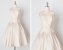 Popular items for 1950s wedding dress on Etsy