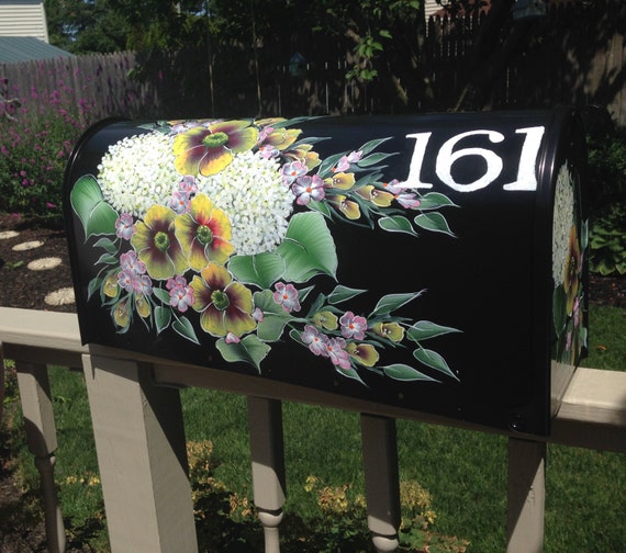 Decorative mailboxes hand painted custom ordered Jumbo