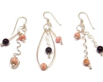 Asymmetrical Earrings, Mismatched Earrings, Sterling Silver Earrings, Silver Earrings, Wedding Jewelry, Bridesmaids Earrings, Mother's Day