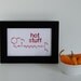 CAPSAICIN-HOT STUFF (red capsaicin molecule in chili peppers wall or desk art)
