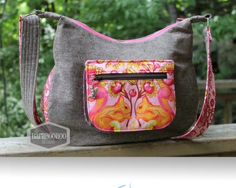 The Hydrangea Hobo Bag - PDF Sewing pattern