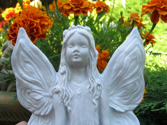 Fairy Statue Meditating Fairy Sun Worshipping Fairy Garden