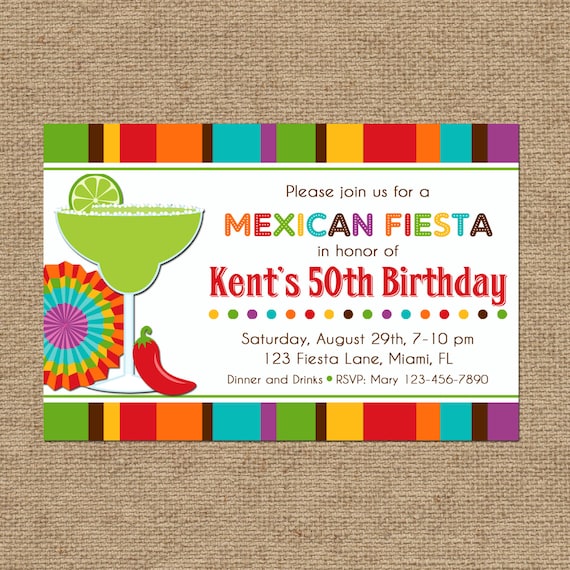 Fiesta Invitations Templates Free 4