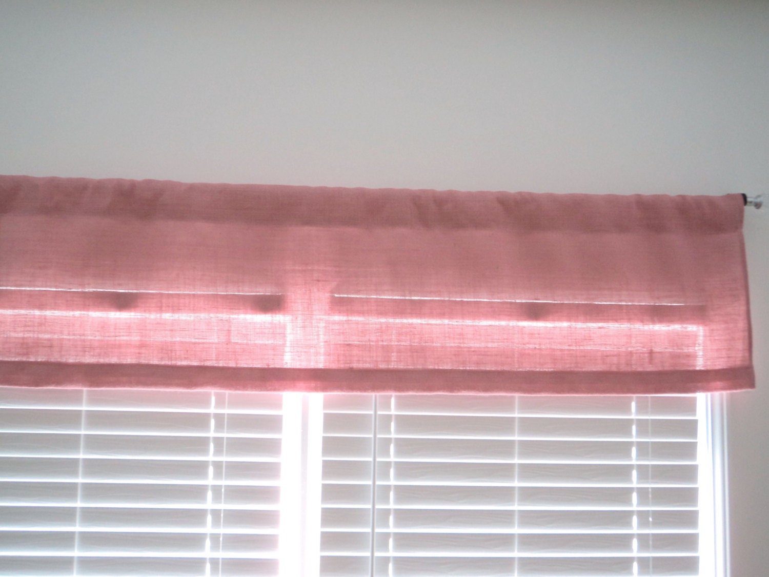 Pink Burlap Valance Blush Pink Window Valances Girls Bedroom