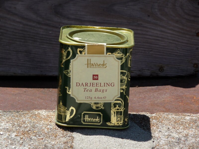 Harrods Darjeeling Tea Bag Tin 125g Empty