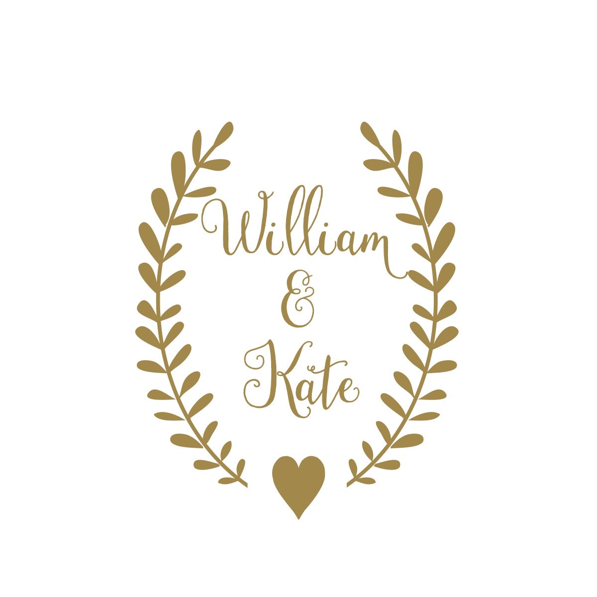 Personalized Rustic Wedding Vinyl Decal Reception Venue Door