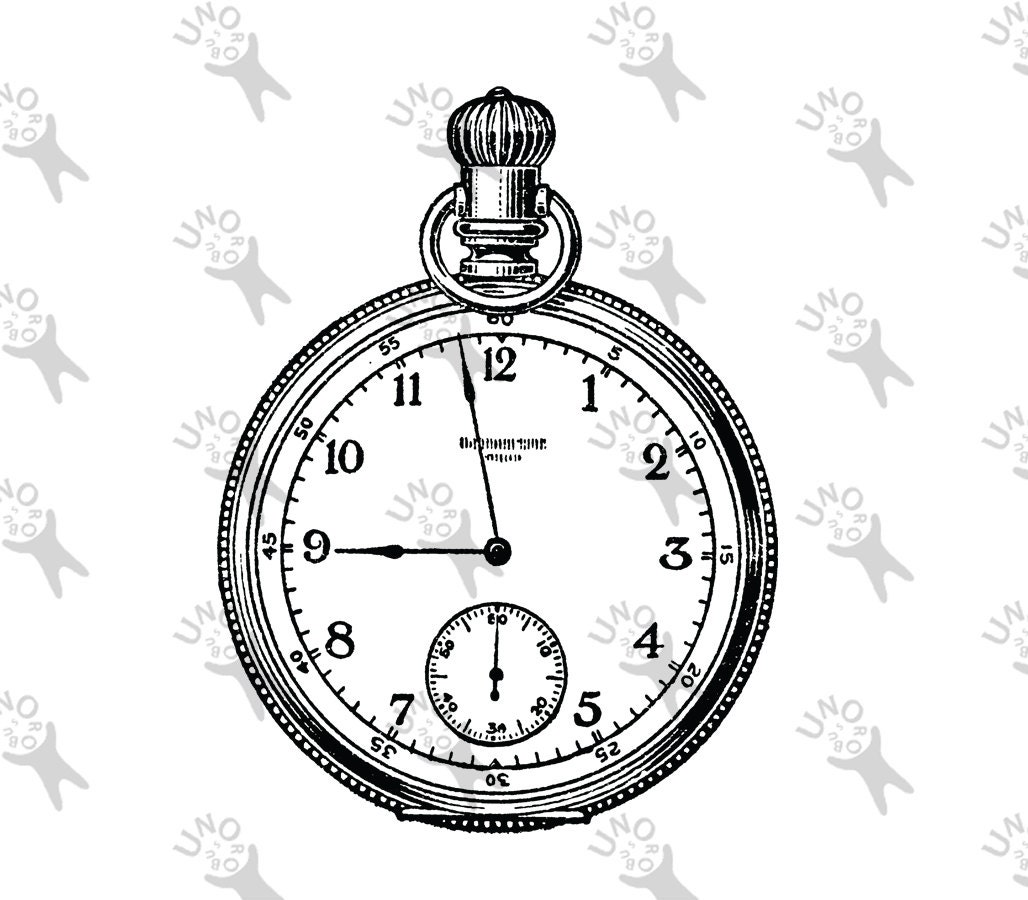 Pocket Watch Vintage image Instant Download printable Vintage