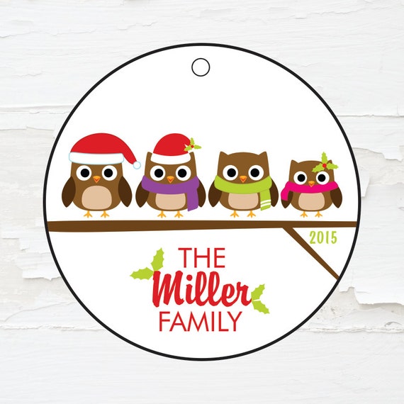 personalized christmas ornament family christmas by printedinc personalized christmas ornament family christmas by printedinc