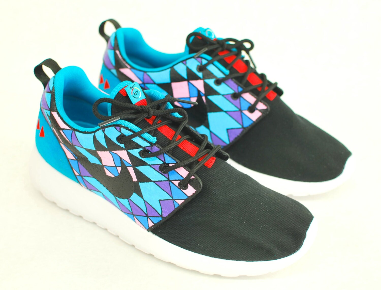 Custom Sneakers Hand Painted Tribal pattern Nike Roshe
