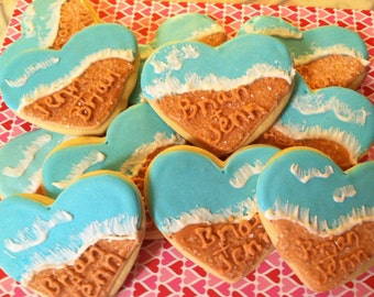 Beach Wedding Cookies (2Dozen)