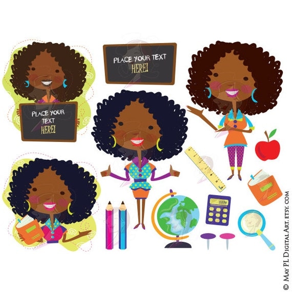 black teacher clipart - photo #6