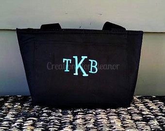 Monogrammed Lunch Tote, Insulated, Lunch Bag, Lunch Box, Monogrammed Lunch Bag, Monogrammed Lunch Tote, Monogrammed Cooler