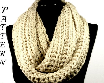 Crochet Scarf Pattern, Crochet Infinity Scarf Pattern, Crochet Scarf, Scarves, Crochet Cowl Pattern, Neckwarmer Pattern, Infinity Scarf #109