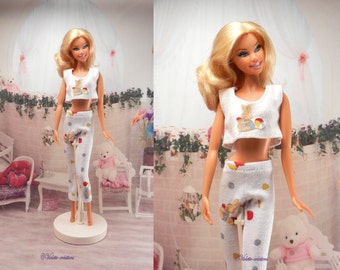 pajamas barbie doll by violette55 on Etsy