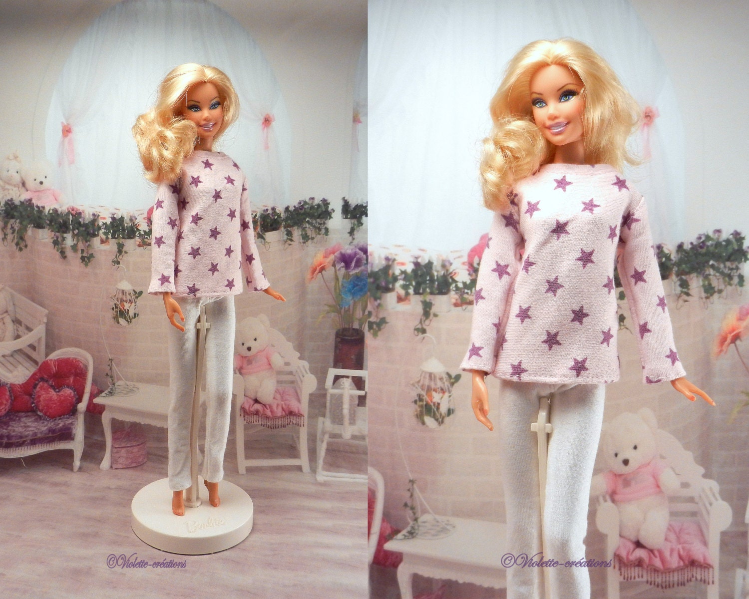 barbie doll pajamas