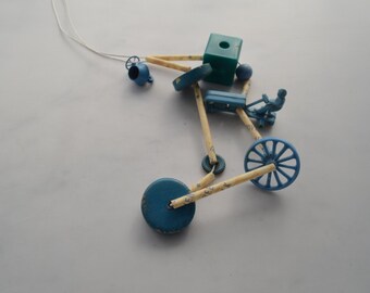 Vintage found objects necklace