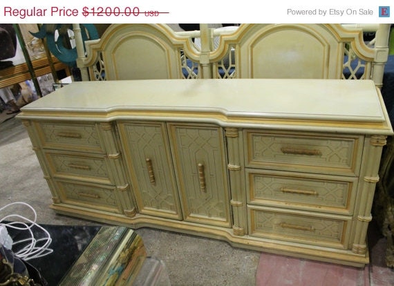 Faux Bamboo Dresser For Sale - dresser