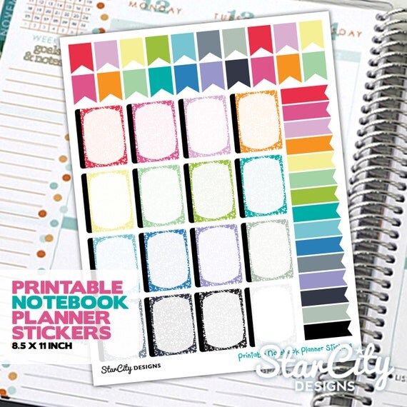 Printable Notebook Stickers | printable planner stickers notebook to do list planner Printable Notebook Stickers | printable planner stickers notebook to do list planner