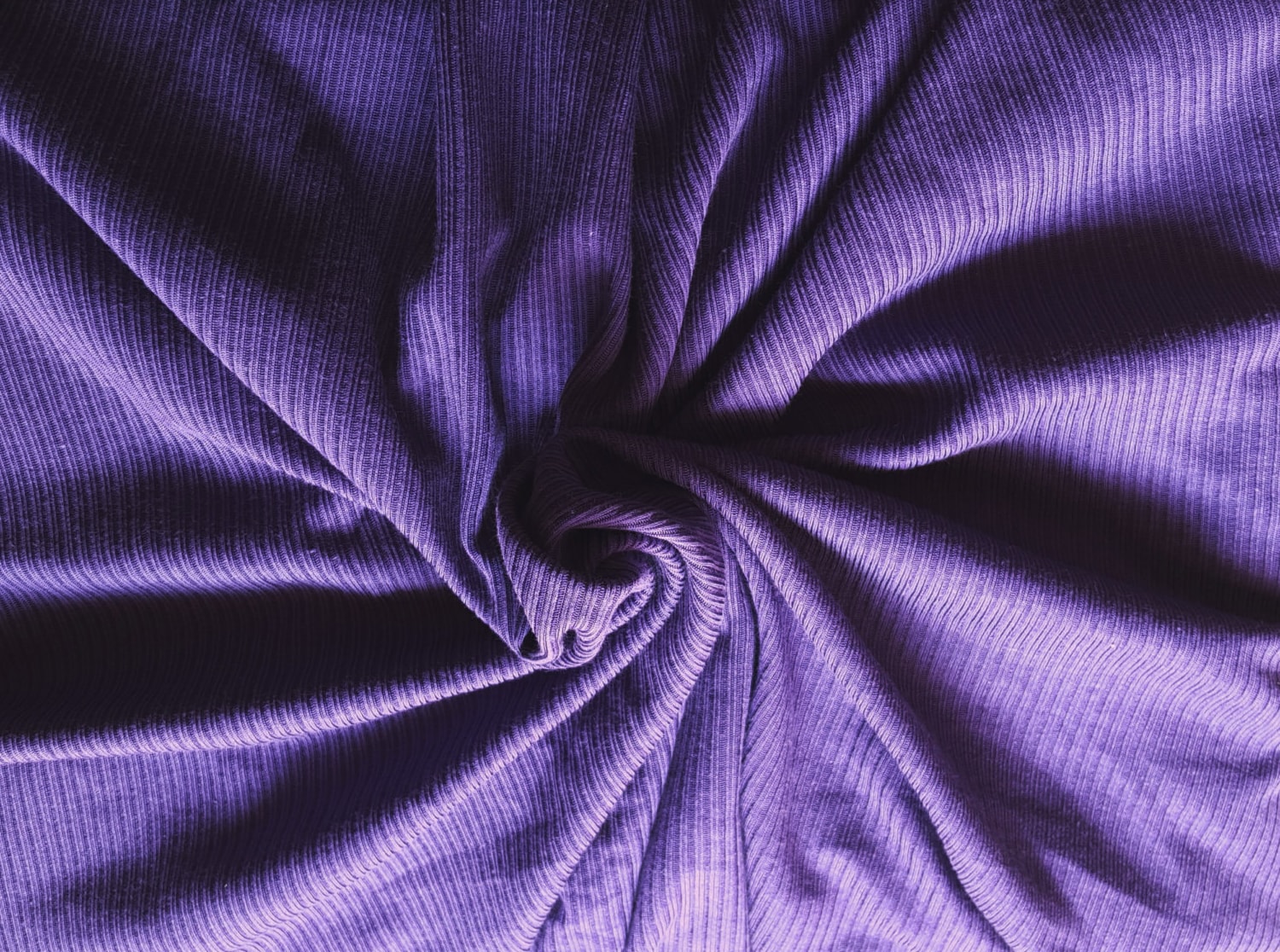 Rib 2x2 Knit Flat Back Supima Cotton Rayon Fabric by Yard