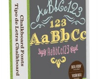 Chalkboard Fonts, New Cricut Cartridge