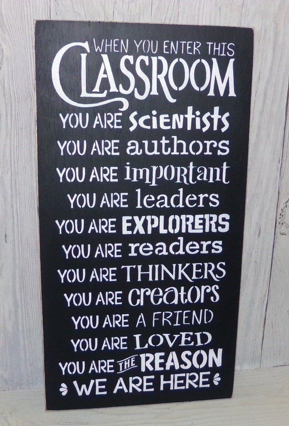 When You Enter This Classroom Classroom Rules Sign Classroom