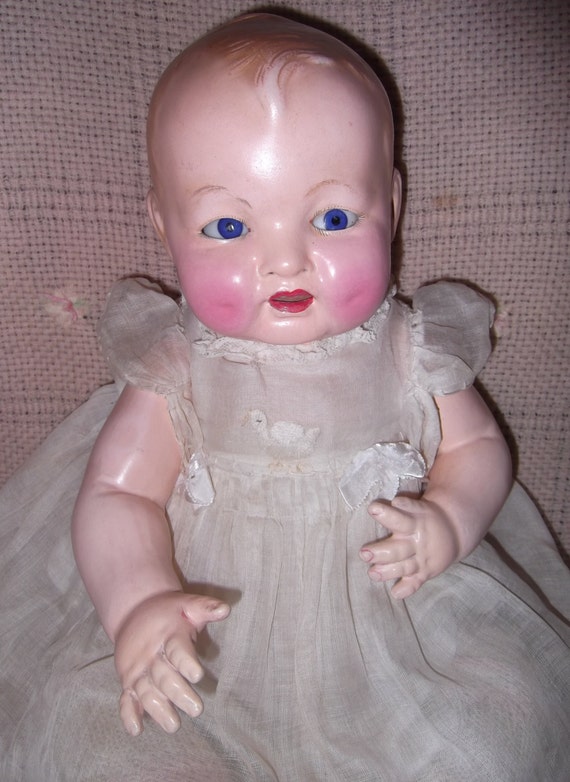 Rare Baby <b>Gloria German</b> Early Composition Doll. ◅. ▻ - il_570xN.806170572_oxno