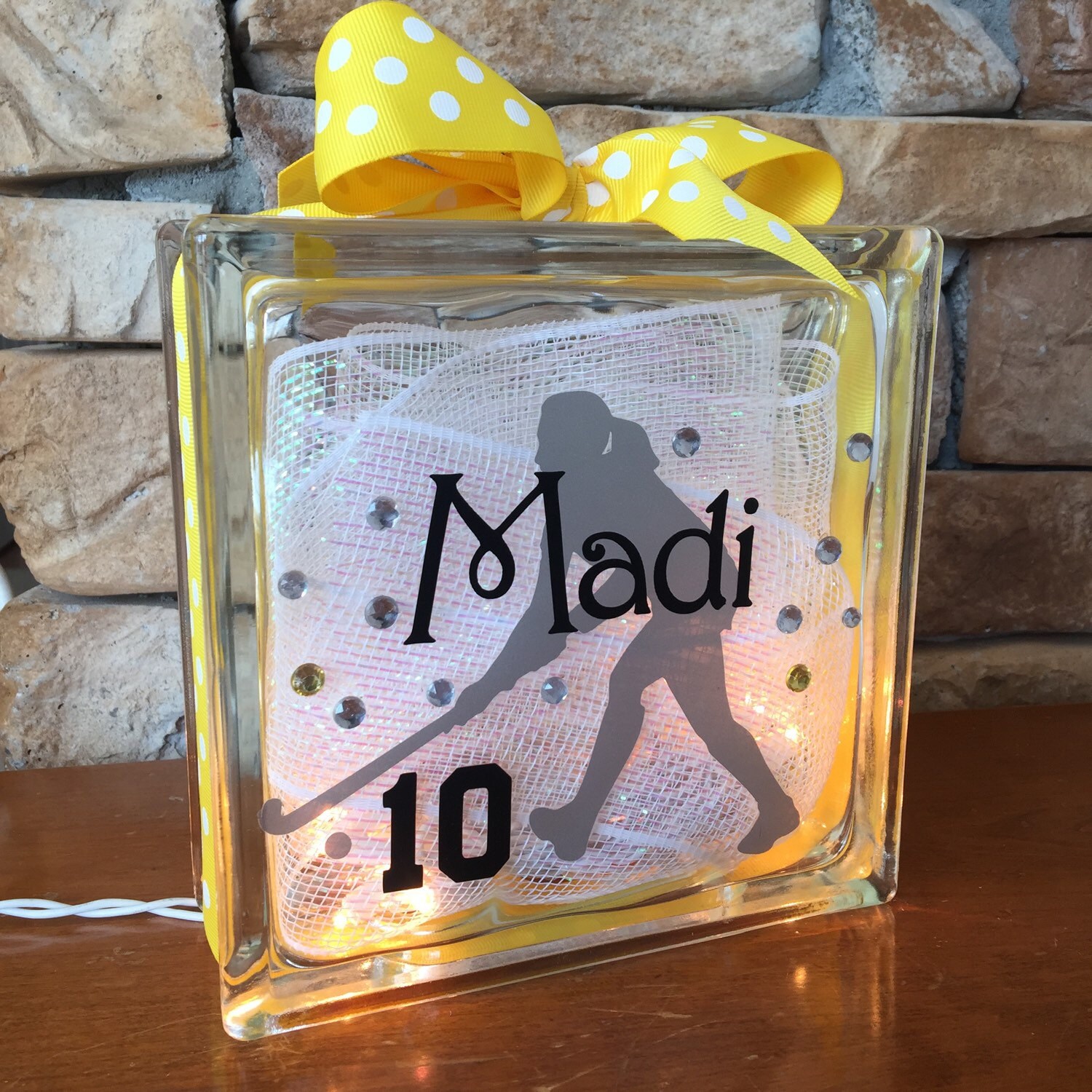 Field Hockey GemLight Personalized Gifts for Field Hockey