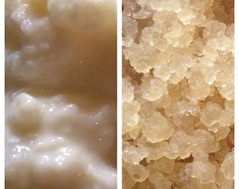 Live Organic Water Kefir Grains and Milk Kefir Grains (cultured in grass-fed non-homogenized milk) Combo