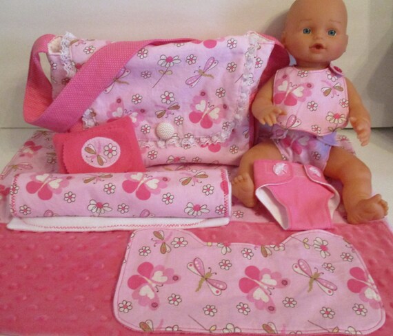 Baby Doll Diaper Bag & Accessories by KraftsbyAngandLiz on ...