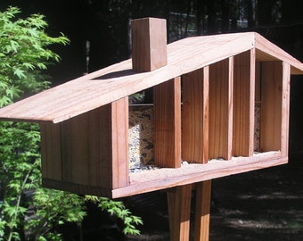 Mid Century Modern Bird Feeder, Window Feeder, Ranch House, Cliff May, Googie, Eichler, Post War Track House