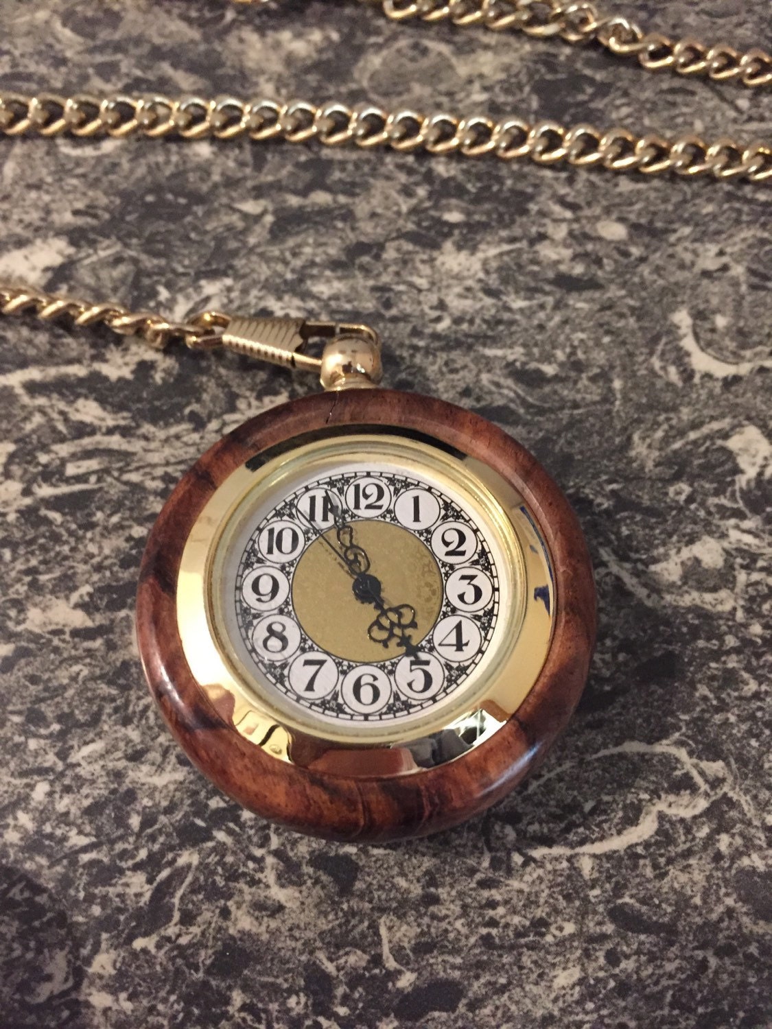 Wooden Pocket Watch