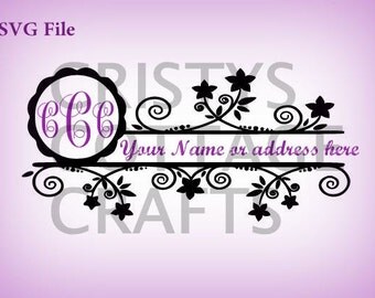monogram decoration for mailbox or other home decor