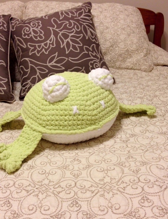 big frog pillow