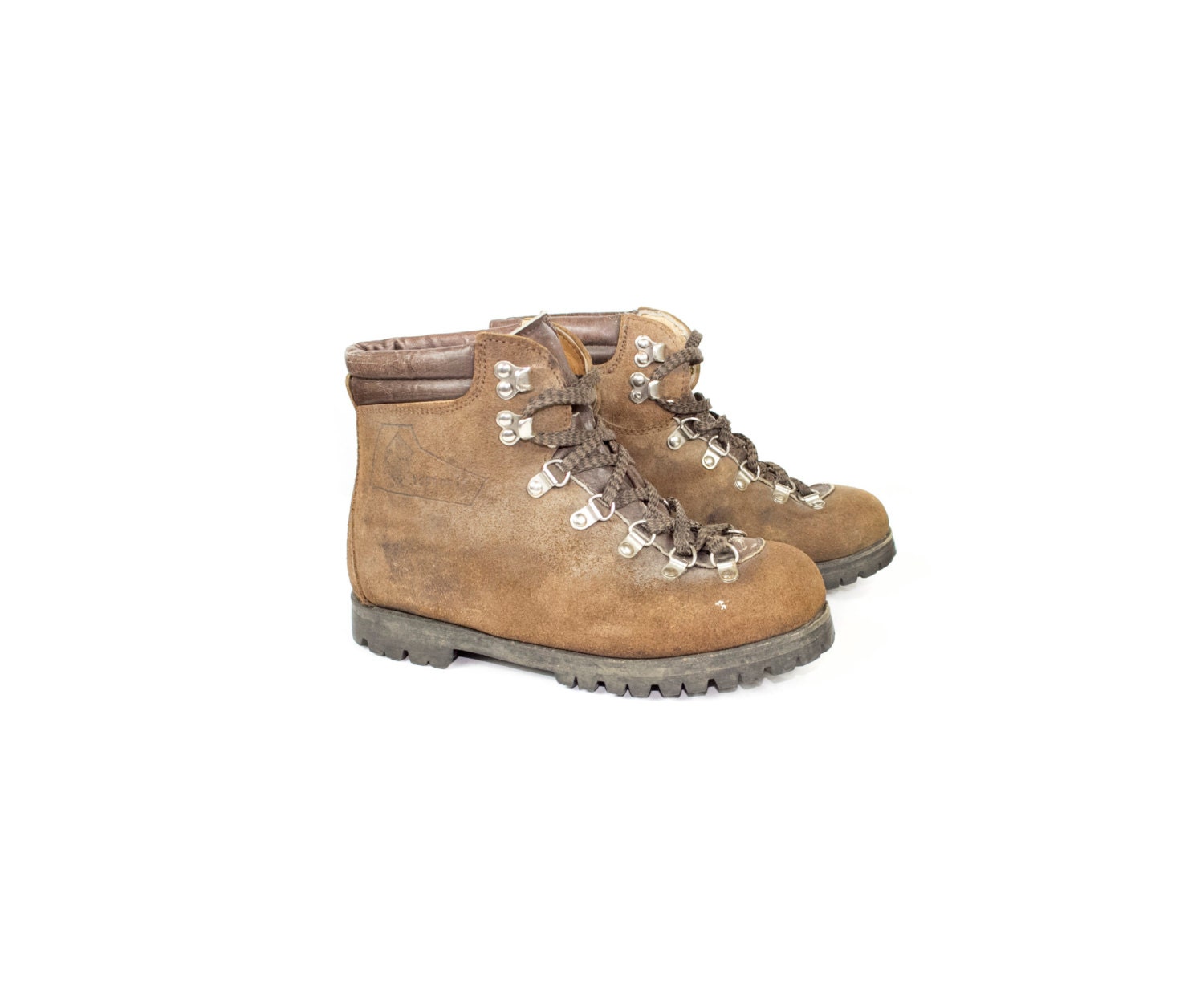 Summit Italian leather hiking boots / alico / vintage / hand