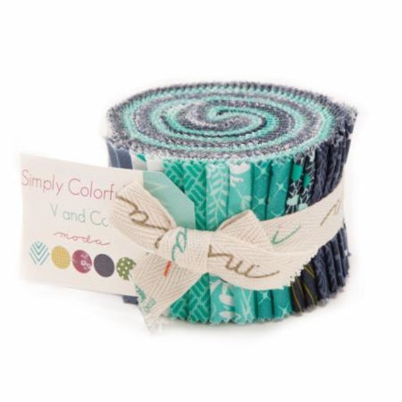 CLEARANCE Simply Colorful II JUNIOR Blue Colorway Jelly Roll