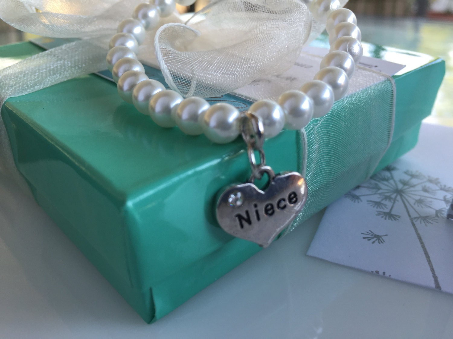 NIECE Bracelet Gift for Niece Bridal Party by KimsCraftAttic
