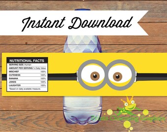 Minion water bottle | Etsy