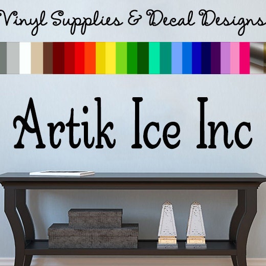 Vinyl craft supplies & adorable designs for Crafters by ArtikIce