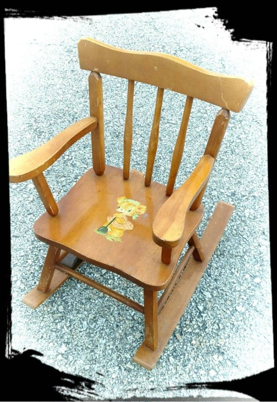Vintage Child's Rocking Chair with Music Box / by Flavsantiques