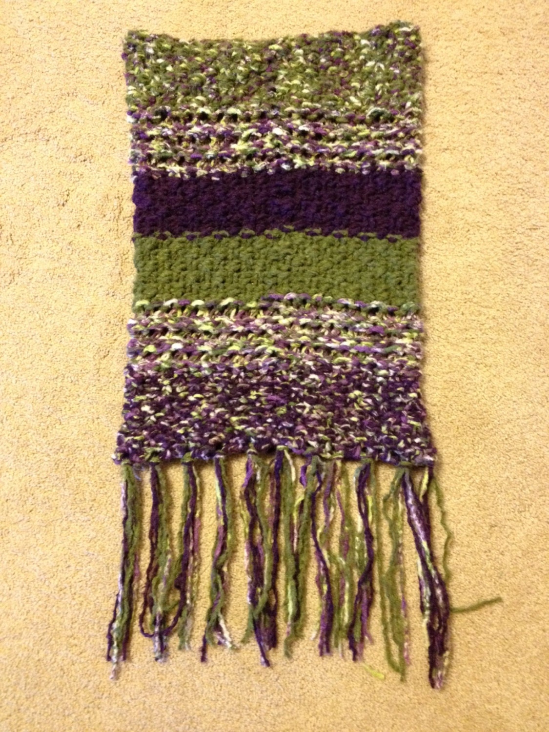 Bamboo Cowl - a loom knit pattern