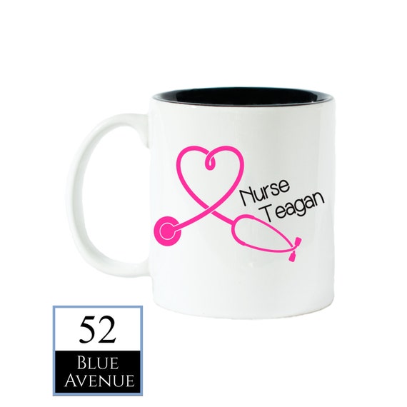 Nurse Personalilzed coffee mugGift Idea Gift for by 52BlueAvenue