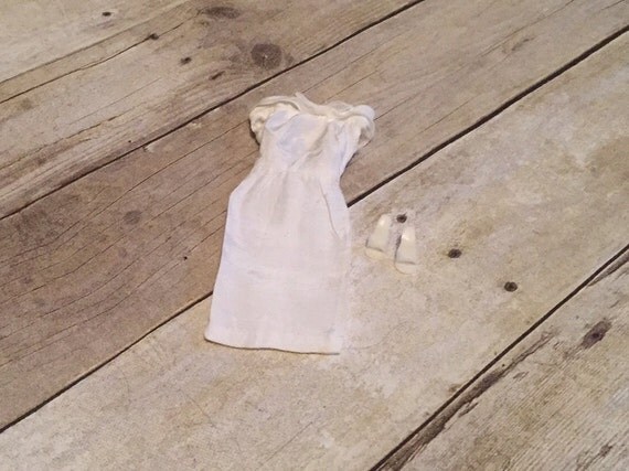 vintage barbie white dress