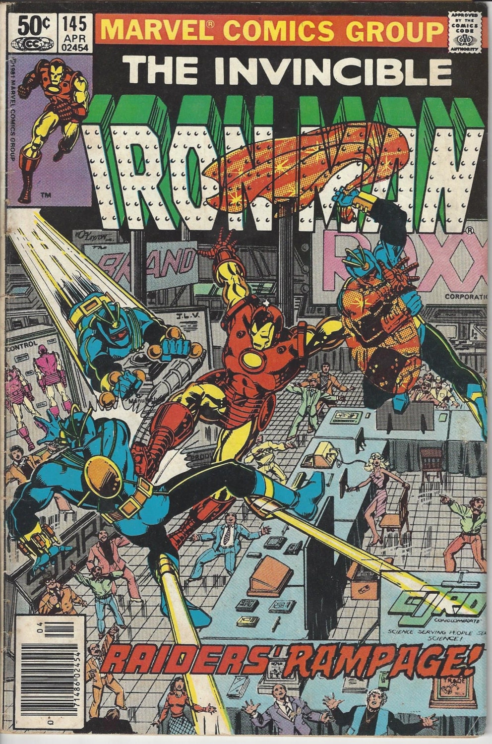 Vintage Marvel The Invincible Iron Man April 1981 Comic Book