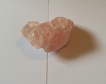 genuine raw rose quartz