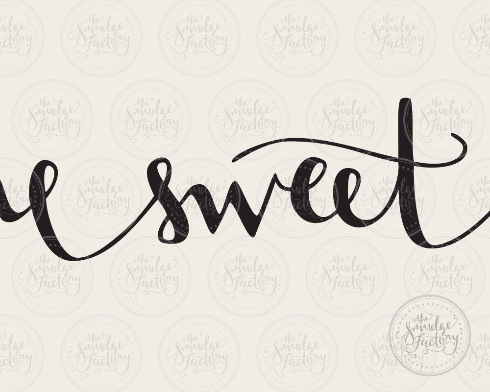 Download Home Sweet Home SVG, Home Vector File, Hand Lettered SVG ...