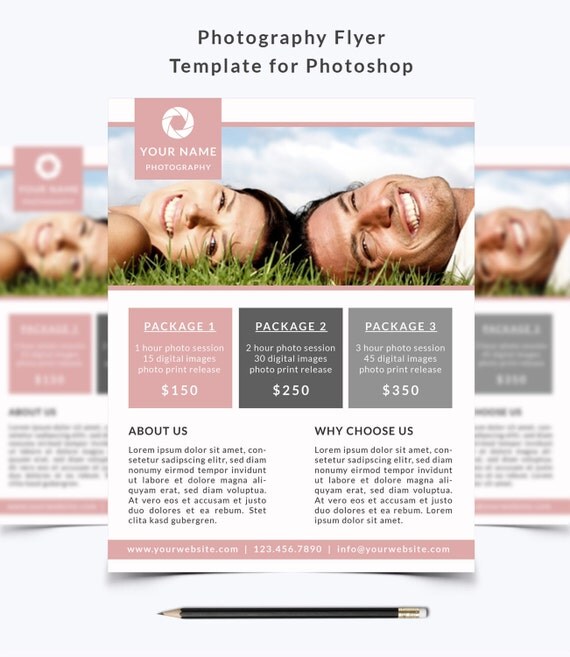Photography Flyer Templates Photoshop photography flyer template 003 for photoshop 8 5 x 11