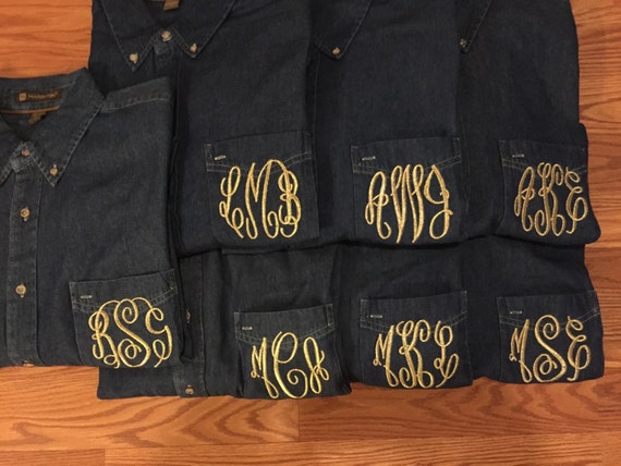 oversized monogram shirt