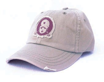 Womens Hats Baseball Cap Vintage Baseball Cap Cute Tomboy Patch Frayed Applique Khaki Hat Womens Baseball Hats