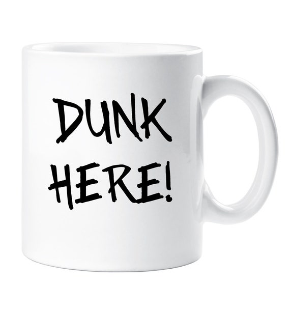 Dunker Mug dunk here mug biscuit dunker lover cup ceramic gift Dunker Mug dunk here mug biscuit dunker lover cup ceramic gift
